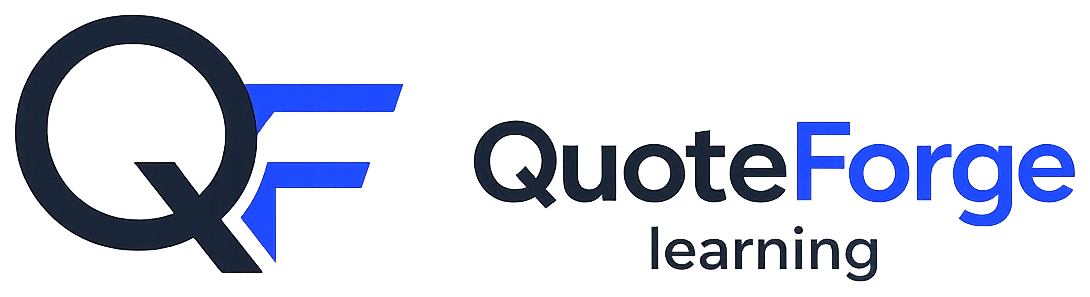 QuoteForge Learning